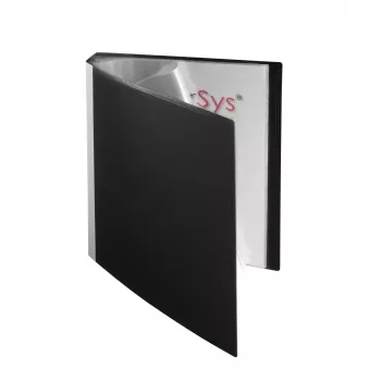 FolderSys displaybog A4 sort med 40 lommer