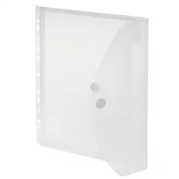 FolderSys udvidelseslommer A4 transparent med brem og bund 20 mm 10-pak