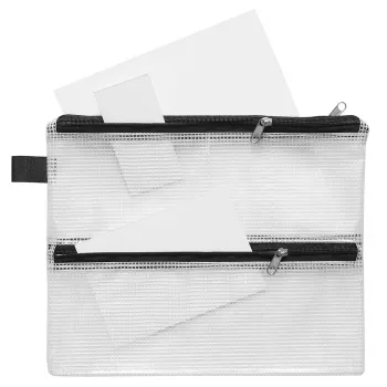 FolderSys A5 lynlåspose transparent 10-pak