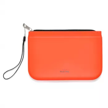 FolderSys PHAT BAG Silicone Zipper Pouch A6, Red (40486-80)