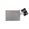 FolderSys lynlåspose A6 grå uigennemsigtig fiberdug PP 125 x 180 mm