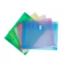 FolderSys 10 dokumentlommer DIN A4 liggende blandede farver glat 0,20 mm