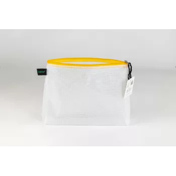 FolderSys dokumentlynlåspose A5 transparent/gul 0,28 mm 1 stk.