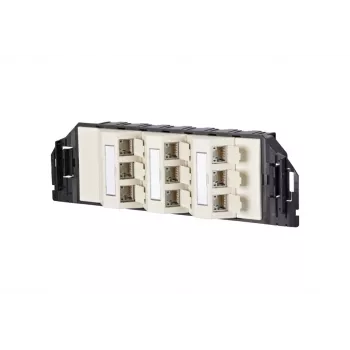METZ CONNECT RJ45 Keystone-modul Cat.6A afskærmet sort 1-pak