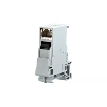 METZ CONNECT RJ45 Keystone-modul Cat.6A STP grå (RAL 7035) 1401906113KE