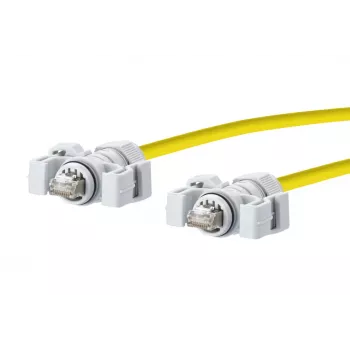METZ CONNECT E-DAT Industry patchkabel V6 IP67 Cat6 SF/UTP 15 m gul