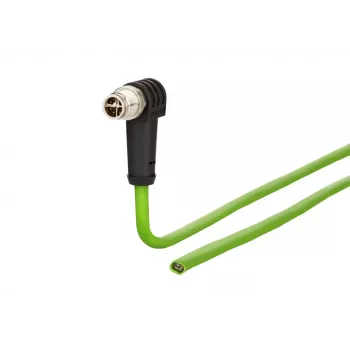 METZ CONNECT 142M2X90050 Cat6a M12 patchkabel 5 m sort