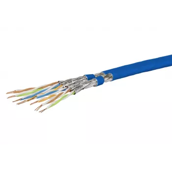 METZ CONNECT Cat.7 S/FTP patchkabel 500 m, LSZH, orange, tromle