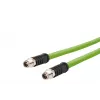METZ CONNECT M12-M12 8-pin X-coded drag chain 10 m