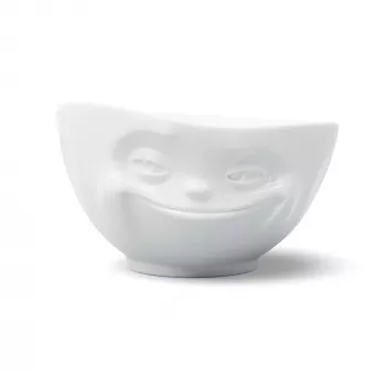 FIFTYEIGHT PRODUCTS skål 500ml - Grinning hvid