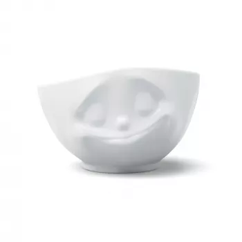 FIFTYEIGHT PRODUCTS skål 500ml - Happy hvid
