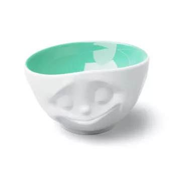 FIFTYEIGHT PRODUCTS skål 500ml - Happy indvendig jade