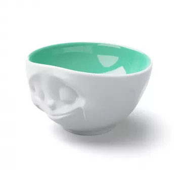 FIFTYEIGHT PRODUCTS skål 500ml - Happy indvendig jade