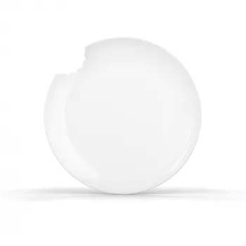 FIFTYEIGHT PRODUCTS FIFTYEIGHT 2 kagetallerkener med bidkant Ø 20 cm hvid