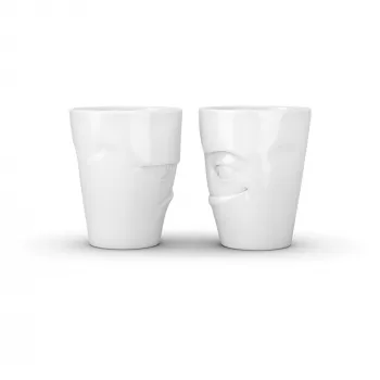 FIFTYEIGHT PRODUCTS 350 ml kop - Grumpy & Mischievous White