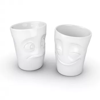FIFTYEIGHT PRODUCTS FIFTYEIGHT 350 ml kop - Amused & Bewildered hvid