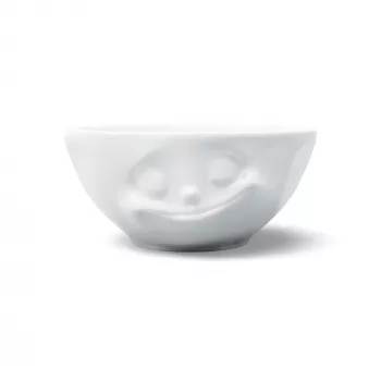FIFTYEIGHT PRODUCTS skål 350ml - Happy hvid