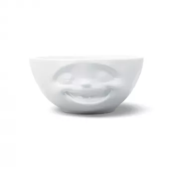 FIFTYEIGHT PRODUCTS skål 350ml - Laughing Face
