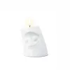 FIFTYEIGHT PRODUCTS FIFTYEIGHT Candle Snuggle CUDDLY lille lysestage hvid