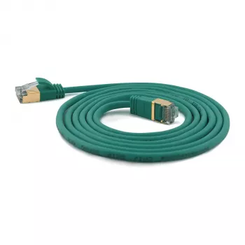 wantecWire patchkabel CAT7 ekstra tyndt S/FTP grøn 2,0 m