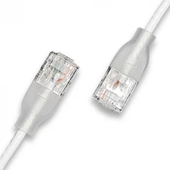 WANTEC patchkabel UTP CAT6a eGlow hvid 3,00 m (7407)