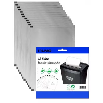 LMG Signaltechnologie Shredder Lubricant Sheets (12 Sheets) - LMG-OELPAPIER