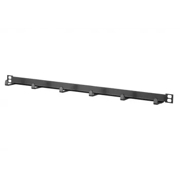 METZ CONNECT Patchpanel 19 inch, 0,5HE, 56 mm, RAL 9005 sort (130894-05-29-E)