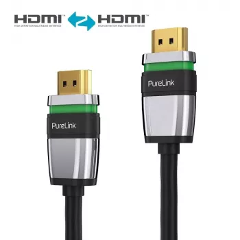 PureLink Ultimate Series Ultra High Speed HDMI-kabel med Ethernet 1,0 m, tredobbelt afskærmet, sort, 8K 60Hz