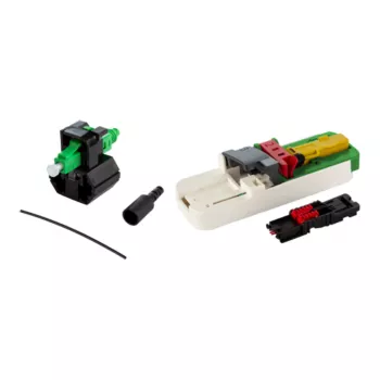 METZ CONNECT LC-OS2 simplex fiber-patchkabel, 2m, grøn, 20-pak