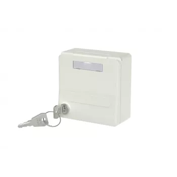 METZ CONNECT indbygningshus IP44 2 port ubestykket til MC-modul hvid