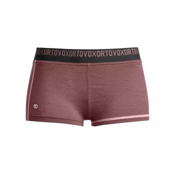 Ortovox 185 Rock'N'Wool Hot Pants termiske boxershorts dame - Chestnut, størrelse M