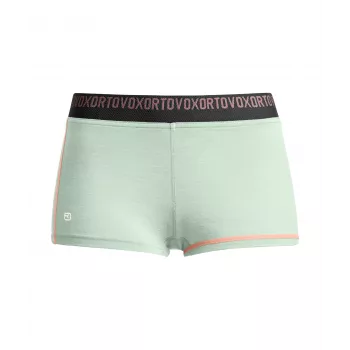 Ortovox 185 Rock'N'Wool Hot Pants dame termiske boxershorts - Green Acid, størrelse S
