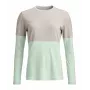 Ortovox 185 Rock N Wool Long Sleeve dame-funktionsundertrøje - White Tea, størrelse M