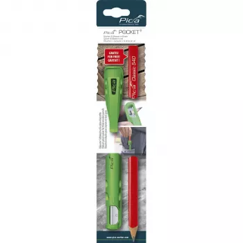 Pica Pocket med 1 tømrerblyant 24 cm