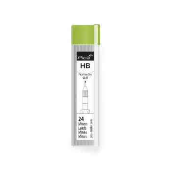 PICA-MARKER Pica Fine-Dry Refills HB - 12 miner, 0,9 mm, grafit, sort