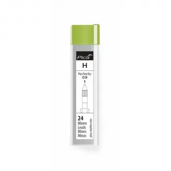 PICA-MARKER Pica Fine-Dry Refills H - 10 miner, 0,9 mm, grafit