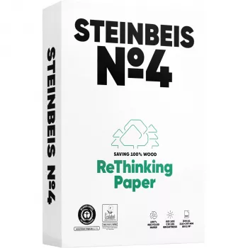 Steinbeis nr. 4 genbrugspapir A4 80 g/m² 500 ark ISO 100