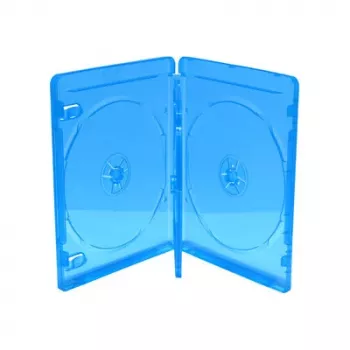 MEDIARANGE BOX38-3-30 Blu-ray-æske - 3 discs - blå - transparent - plast - 120 mm - RoHS