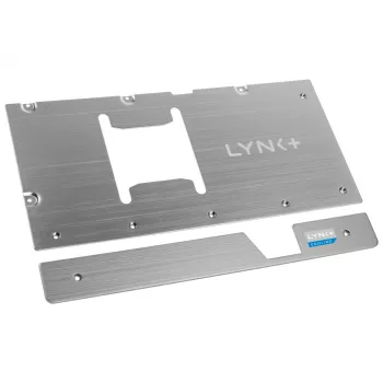LYNK+ 5090 Plate Kit Zotac sølv - GPU-bagplade til RTX 5090 modding