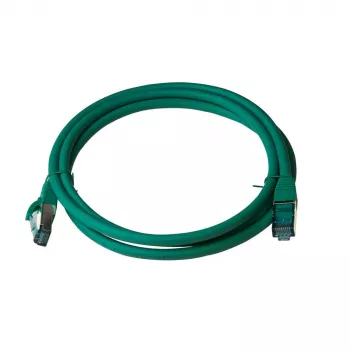 IT-BUDGET Full Copper Premium patchkabel Cat.6A 500 MHz LSZH PoE+ AWG 26/7 grøn 1,5 m