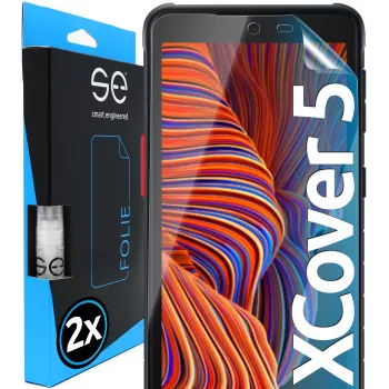 smart.engineered 2x3D displayskærmbeskyttelse til Samsung Galaxy Xcover 5 transparent (2-pak)