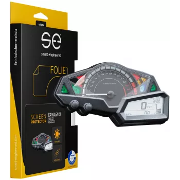 smart.engineered SE-DCP-2-0102-0065-1-M displayskærmbeskyttelse til Kawasaki Z300 / Z250 / Ninja250 / Ninja300 (2013-2017) - transparent