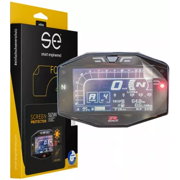 smart.engineered SE-DCP-2-0102-0094-1-M displayskærmbeskyttelse til Suzuki GSX-R1000 (R) 2017+ / Katana 2019+ / GSX-S1000 2021+ - transparent