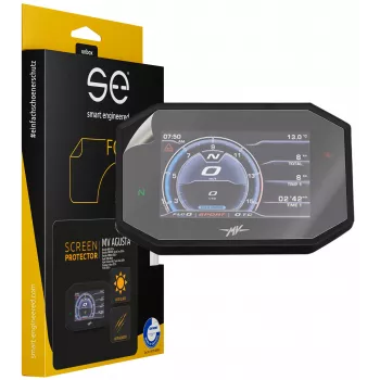 smart.engineered SE-DCP-2-0102-0110-1-M displayskærmbeskyttelse til motorcykel - transparent - 2-pak