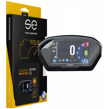 smart.engineered SE-DCP-2-0102-0112-1-M displayskærmbeskyttelse til TRIUMPH Tiger 800 / Tiger 1200 / Tiger 1200XC / Tiger 1200CR - transparent - monokromatisk
