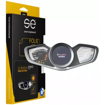 smart.engineered SE-DCP-2-0102-0118-1-M Displayskærmbeskyttelse til motorcykelcockpit - Transparent - 2-pak