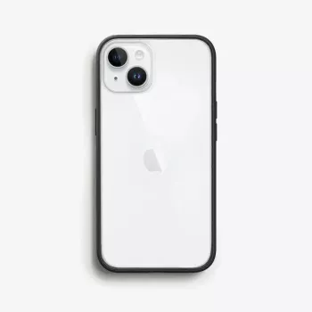 Woodcessories Clear Case til iPhone 14 Plus sort