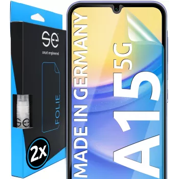 smart.engineered se 3D schutzfolie til Samsung Galaxy A15 5G, klar, 2 stk. (SE0-F0101-0471-24-M)