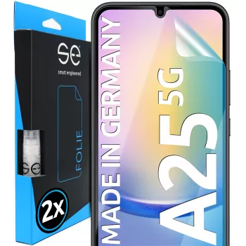 smart.engineered se 3D beskyttelsesfilm til Samsung Galaxy A25 5G, klar, 2 stk. (SE0-F0101-0487-23-M)