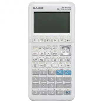 Casio FX-9860GIII-W-ET grafregner, Natural V.P.A.M., 552 funktioner, sol & batteri, sort